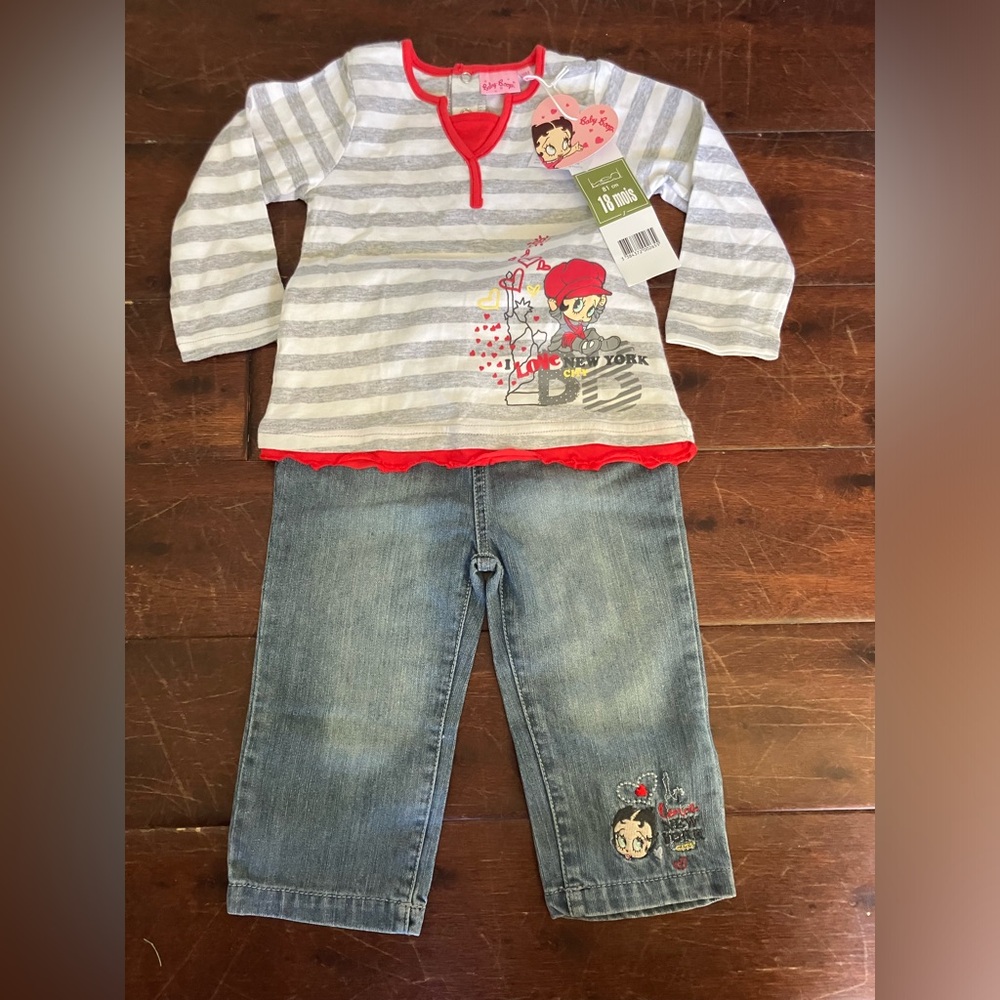 2010 Baby Betty Boop Love New York City Set 18 months